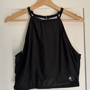 High Neck Swim Top